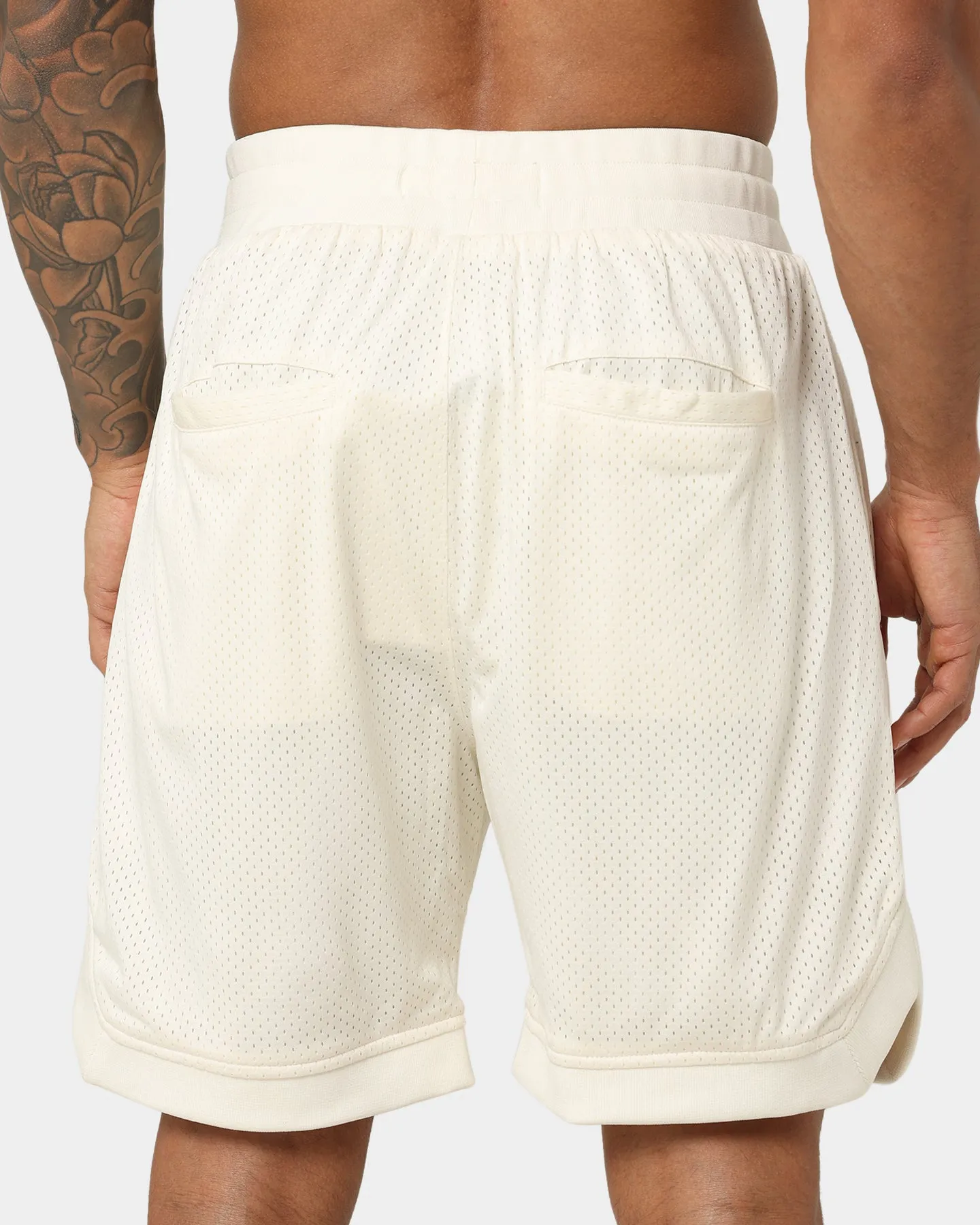 Mens 404 Premium Athletics Off White Basketball Shorts - Comfortable and Stylish Activewear
