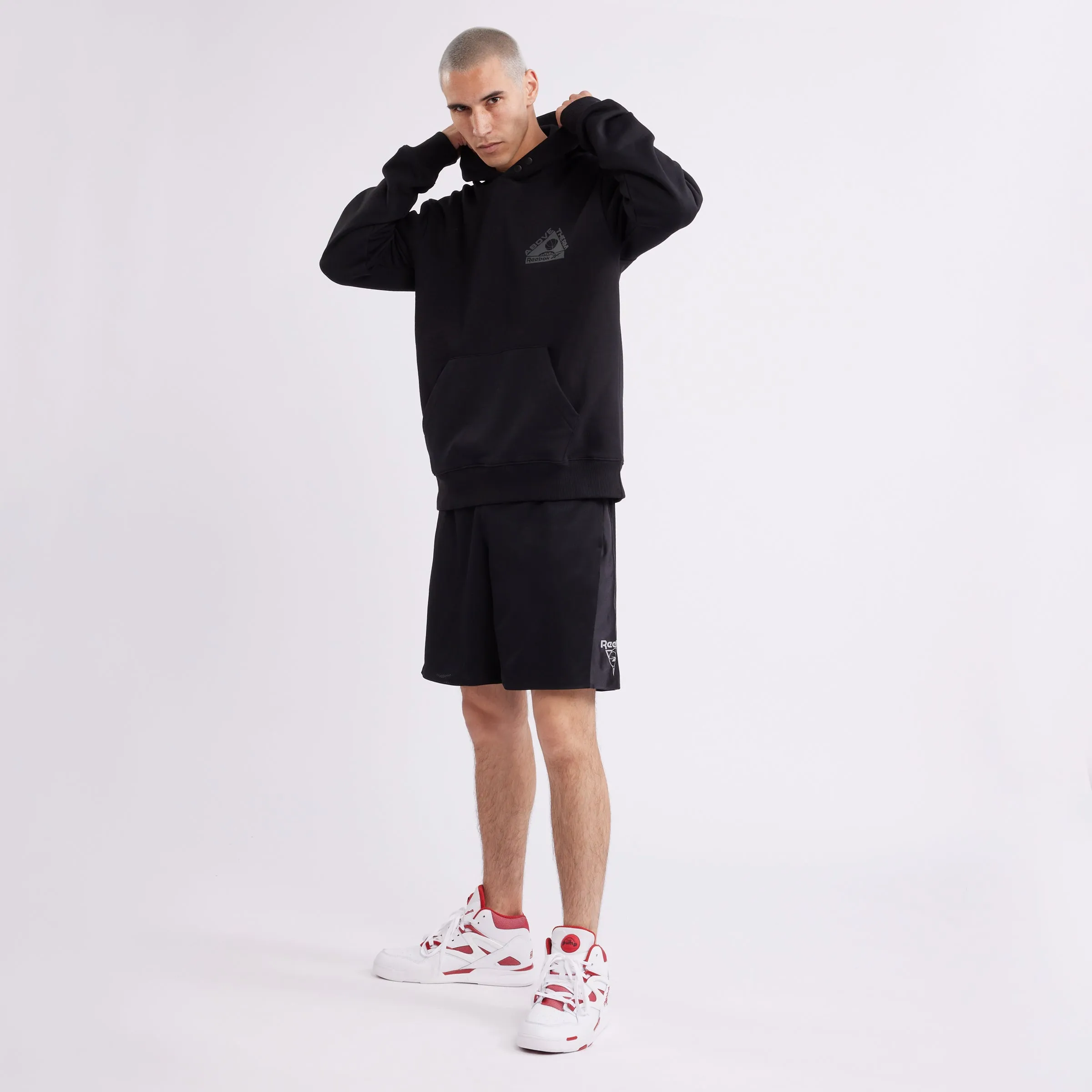 Above The Rim Hoodie Black