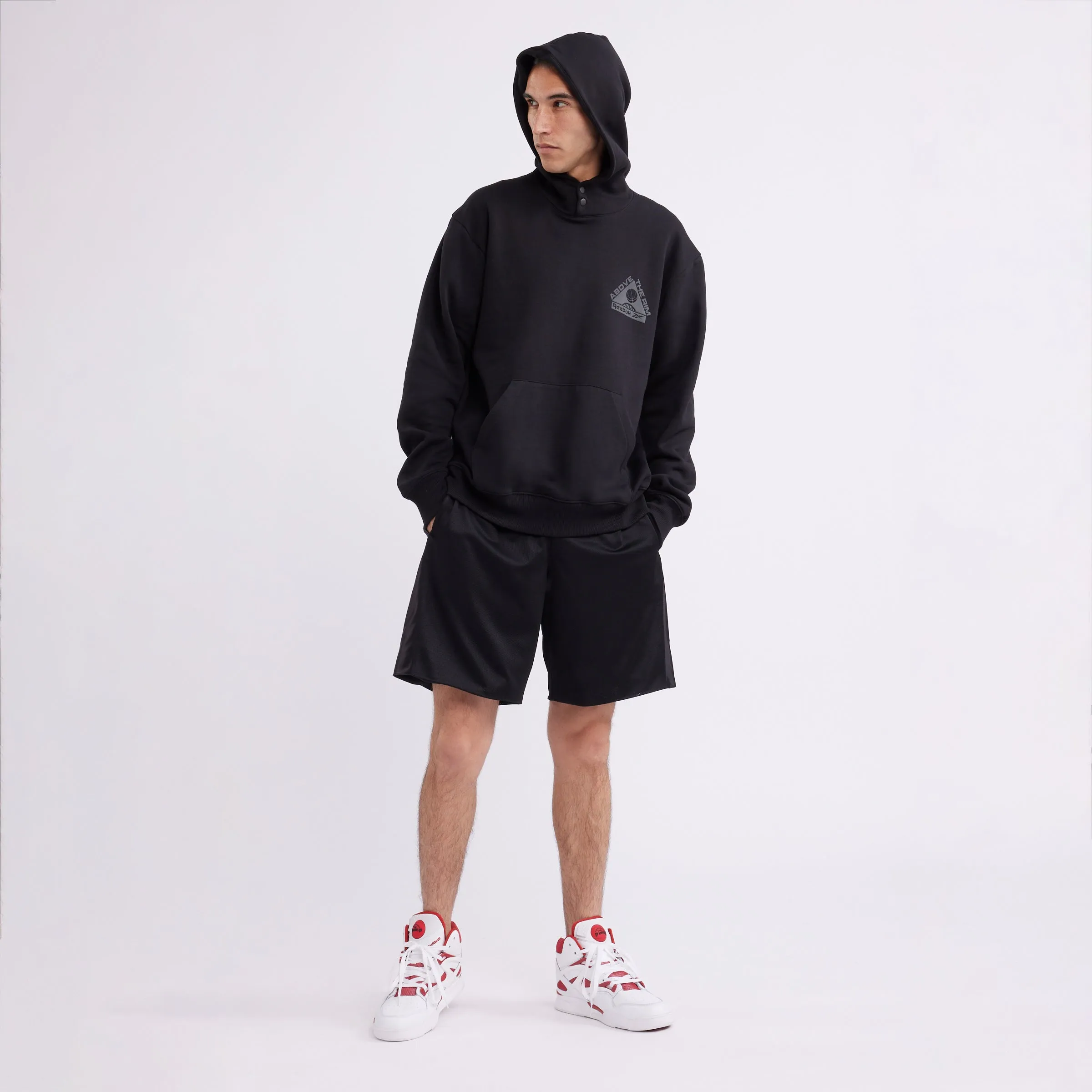 Above The Rim Hoodie Black