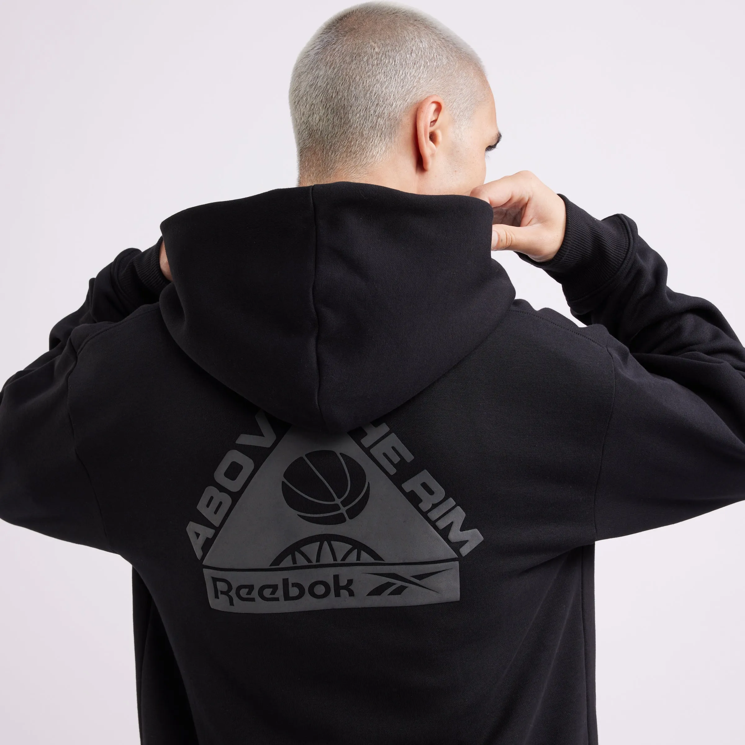 Above The Rim Hoodie Black