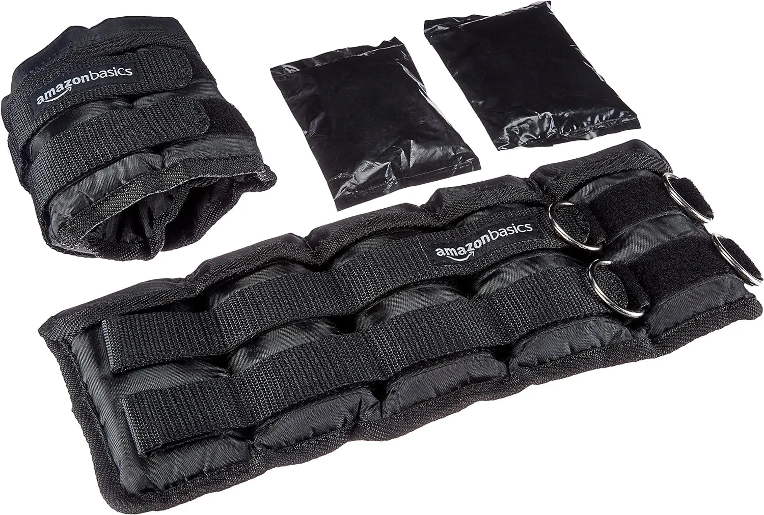 Amazon Basics Adjustable 2.5lb Ankle and Leg Weights (Set of 2)