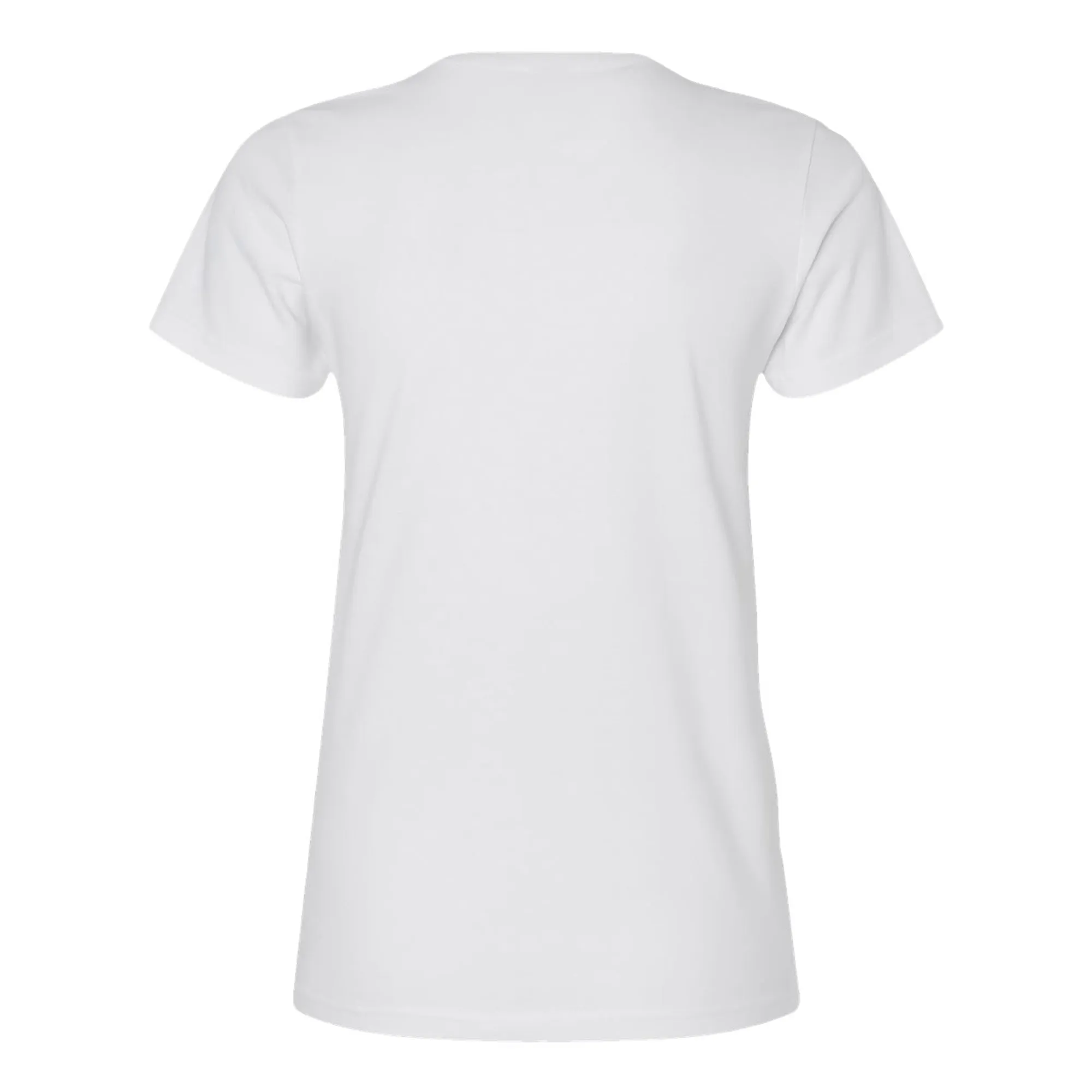 Aquinas College Saints Primary Logo Basic Cotton Womens Short Sleeve T Shirt - White