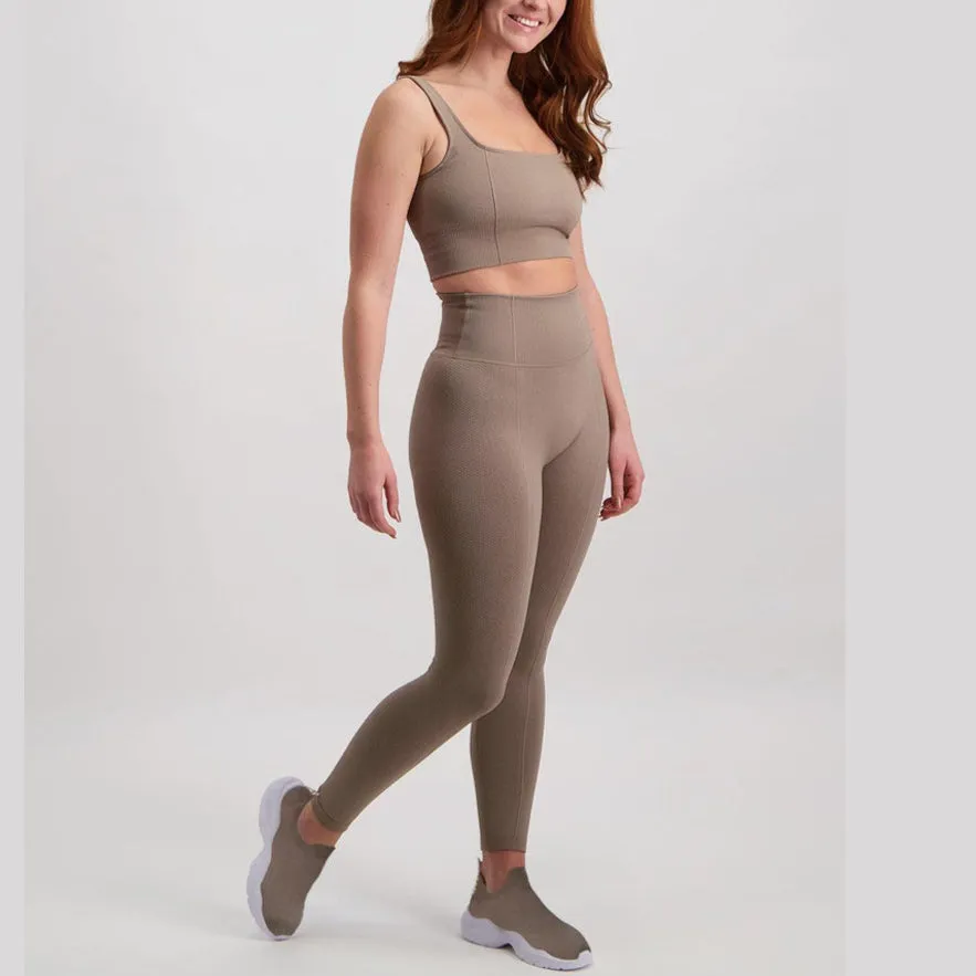 Athletic Bra & Leggings Activewear Seamless Knit Yoga 2pcs Sets Wholesale Workout Clothes