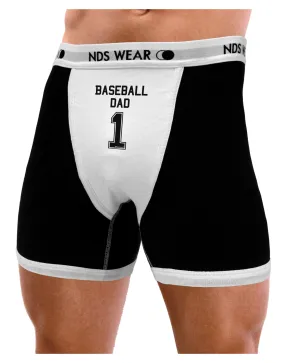Baseball Dad Jersey Mens NDS Wear Boxer Brief Underwear by TooLoud