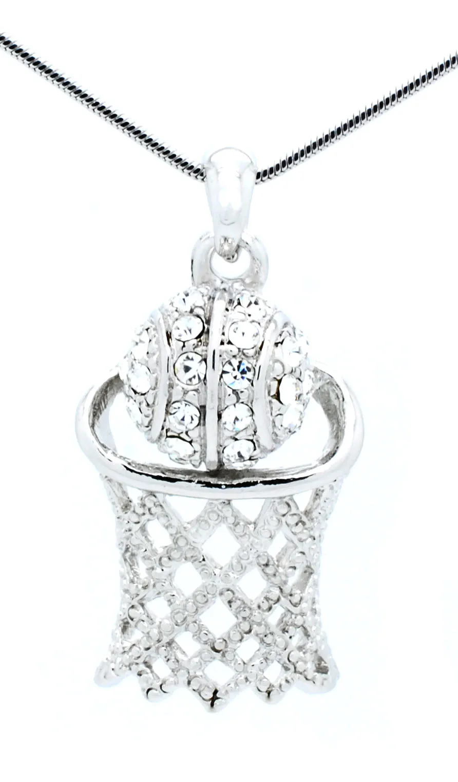 Basketball Hoop Necklace - Large