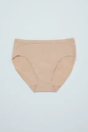 Beige Bravado High-Rise Seamless Panty
