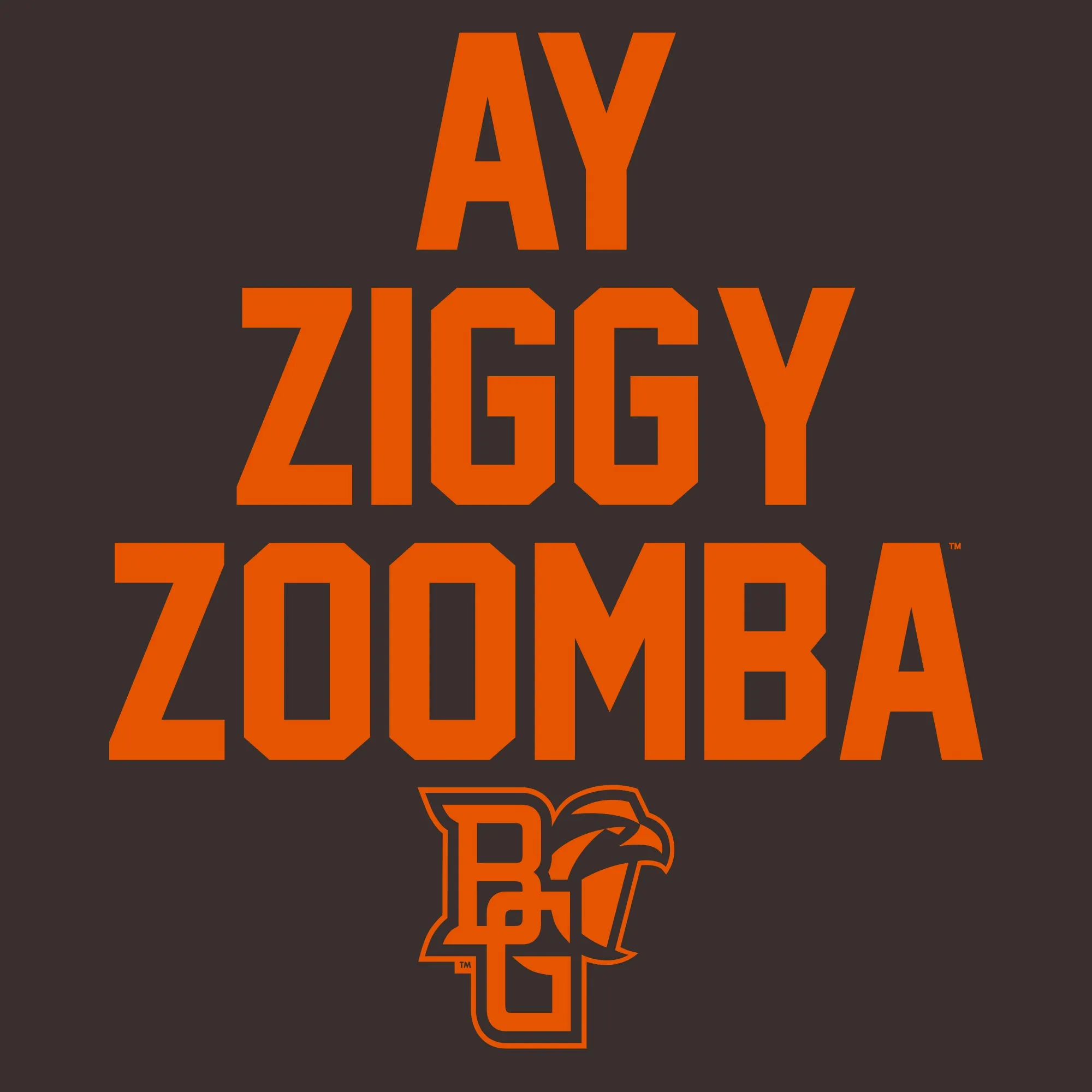 BGSU Fight Song Sport T-Shirt - Dark Chocolate