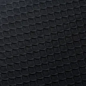 Black Scallop TikTok Nylon Spandex Fabric