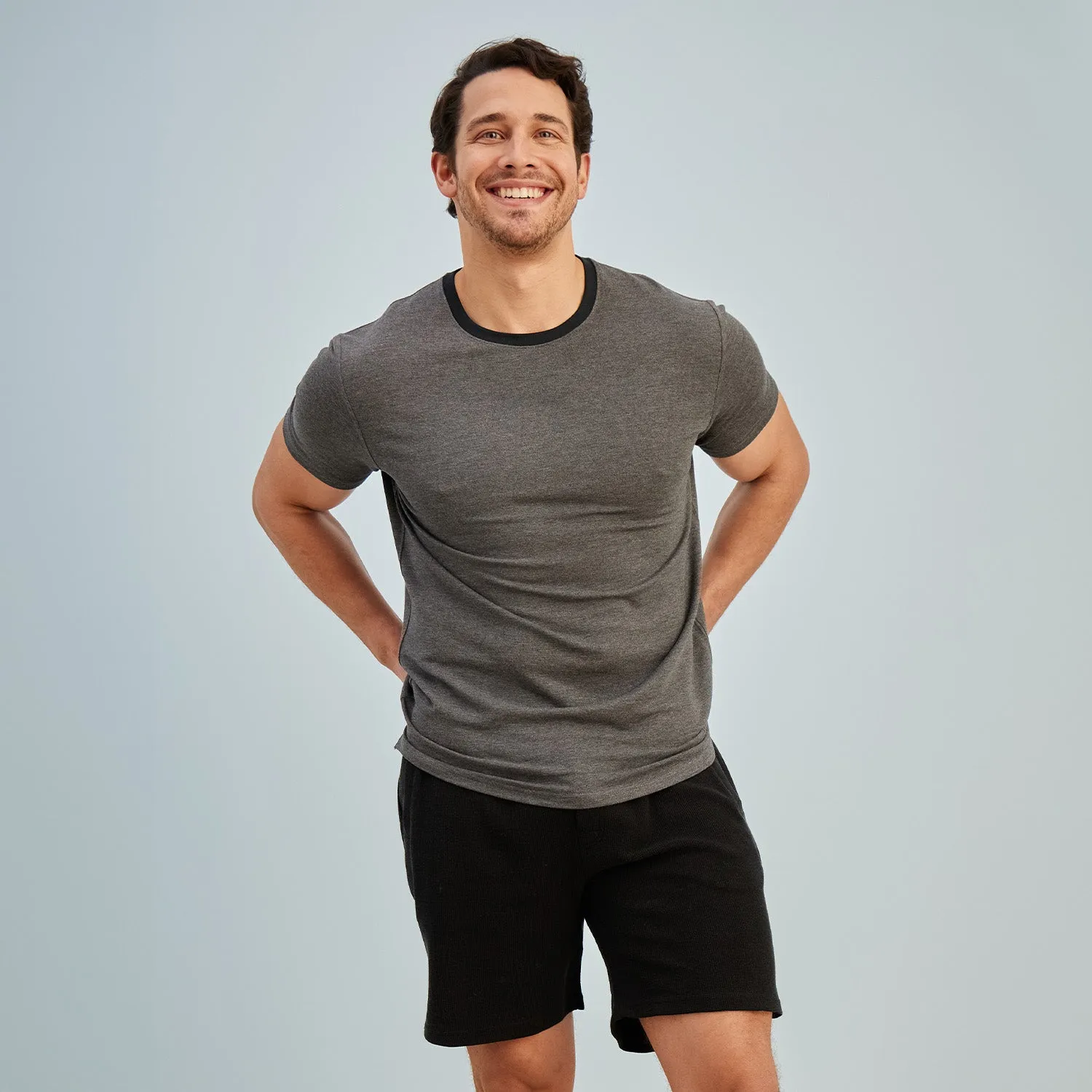 Black Soffle Shorts