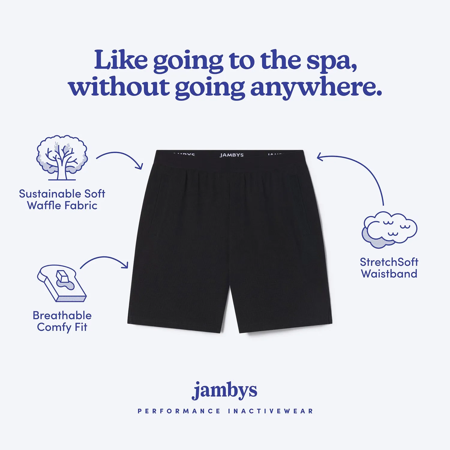 Black Soffle Shorts