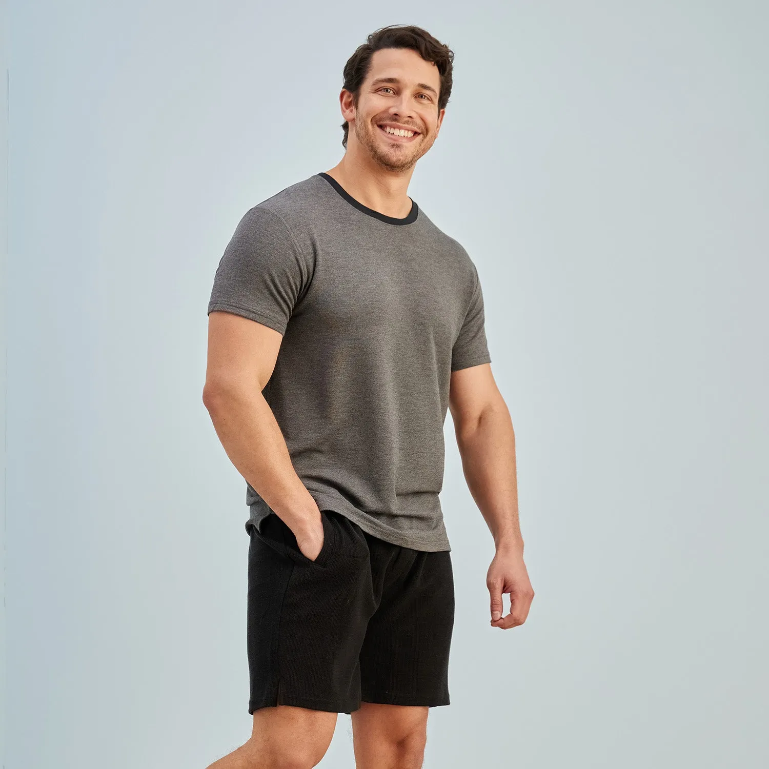 Black Soffle Shorts