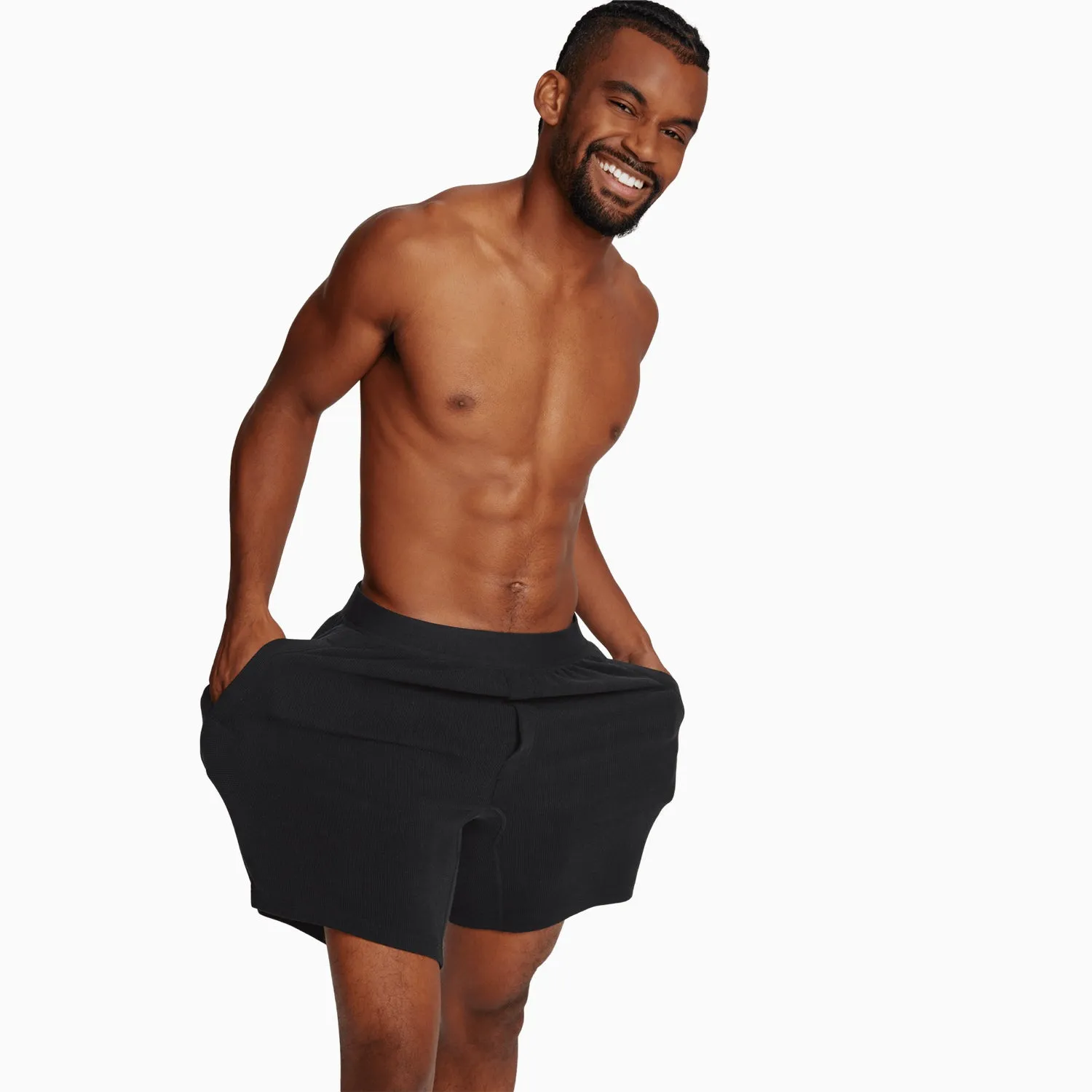 Black Soffle Shorts