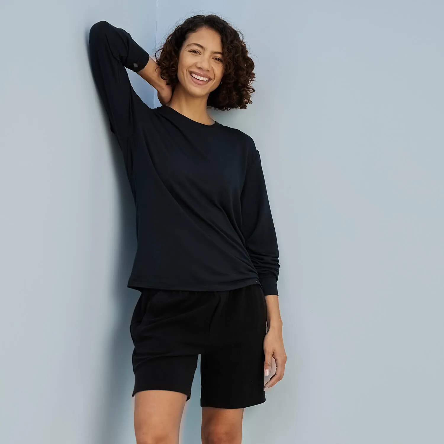 Black Soffle Shorts