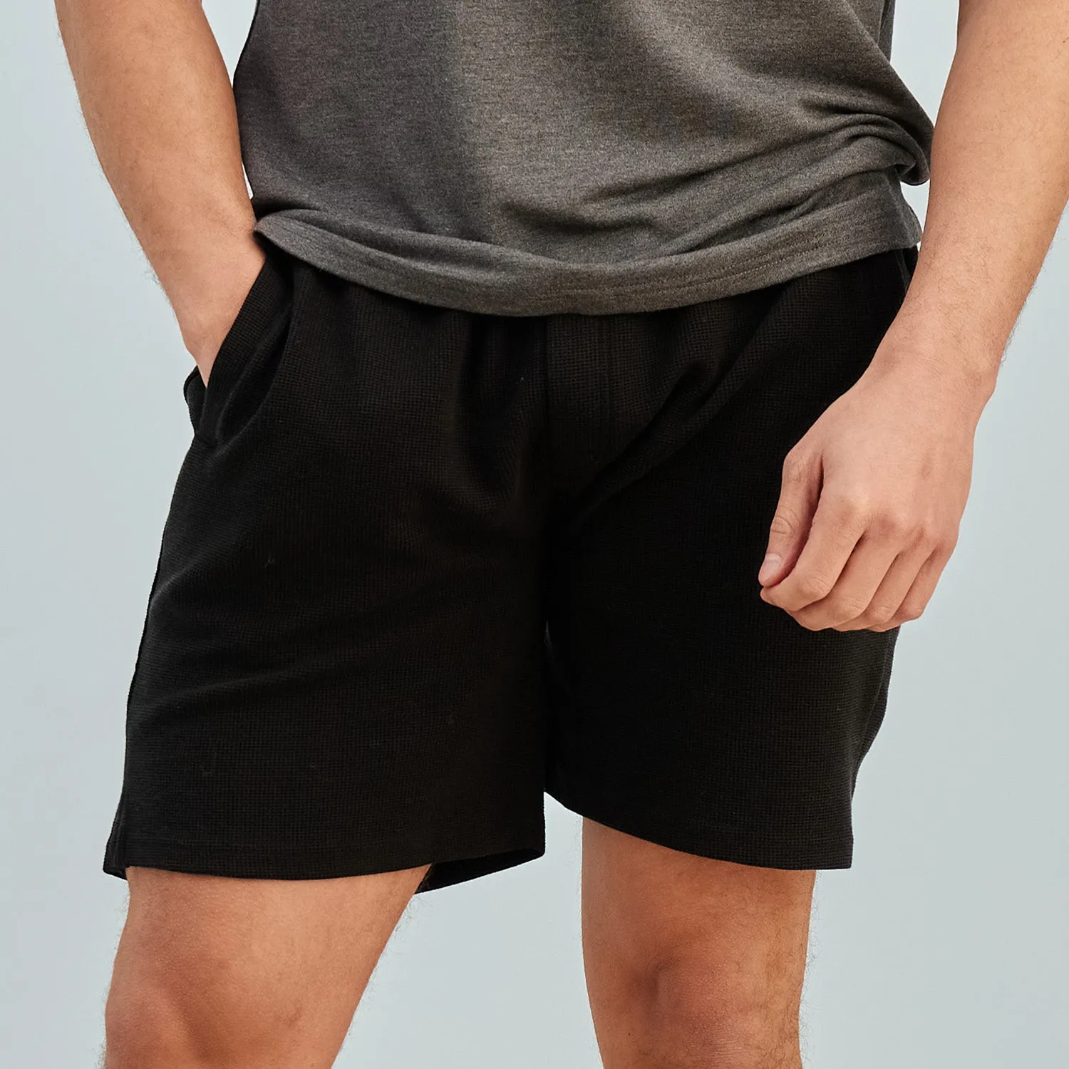 Black Soffle Shorts