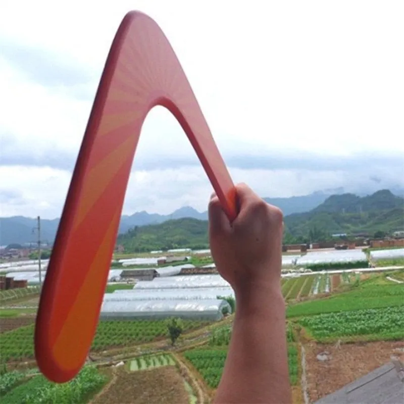 Boomerang toy flying