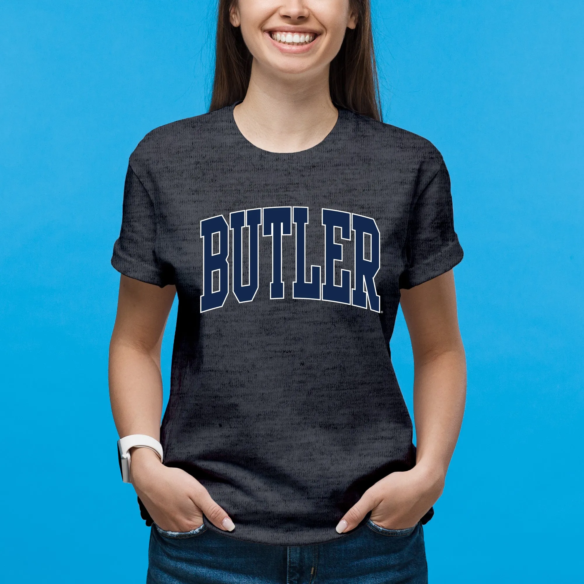 Butler Bulldogs Mega Arch T-Shirt - Dark Heather