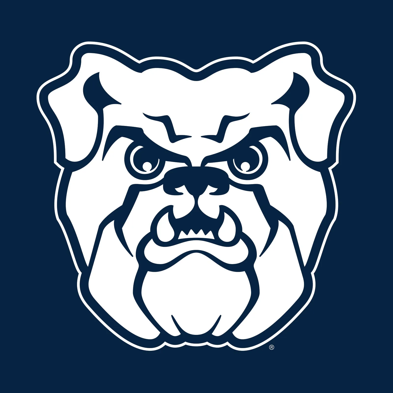 Butler University Bulldog Logo Hoodie - Navy