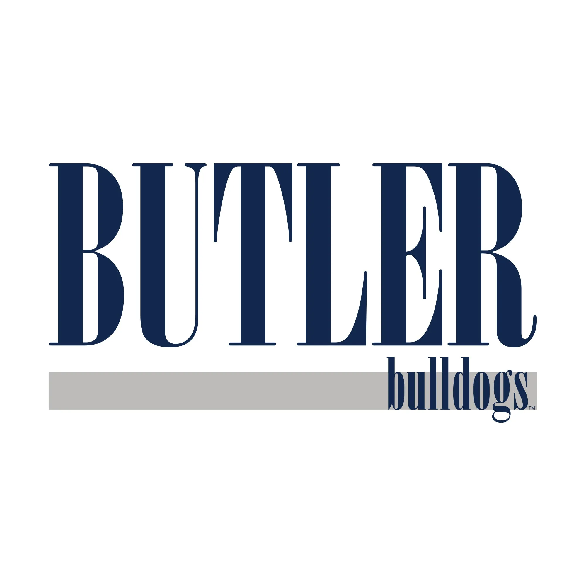 Butler University Bulldogs Boldline Basic Cotton Crewneck Sweatshirt - White