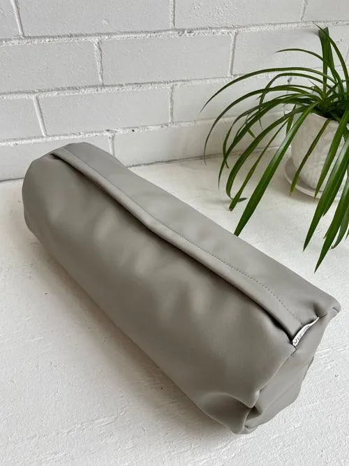 Cloud Vinyl Mini Round Bolster