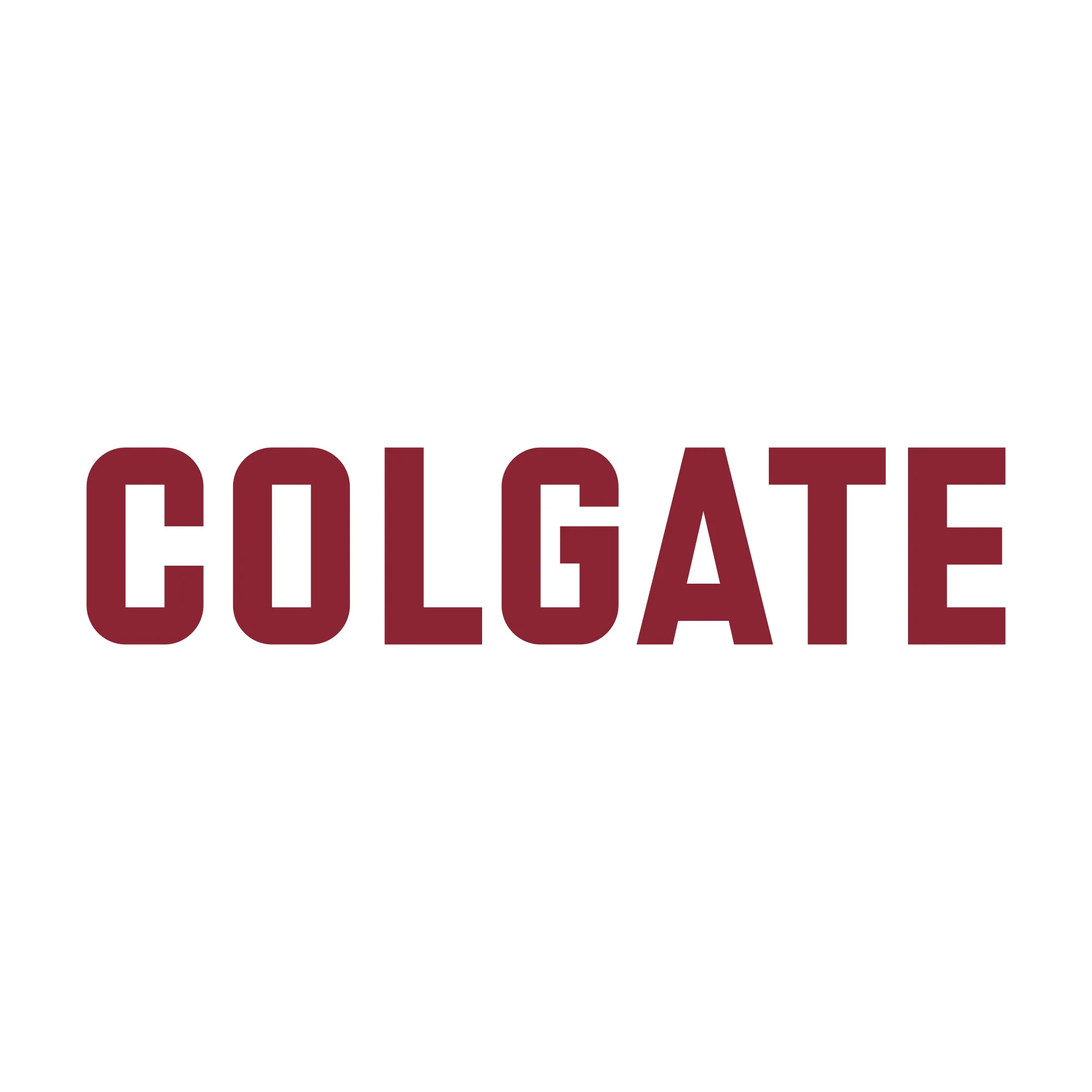Colgate University Raiders Basic Block Youth Short Sleeve T Shirt - White