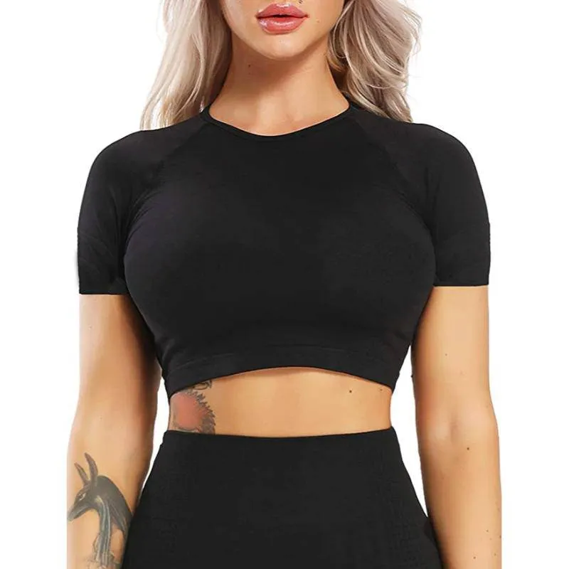 Dot Contour Workout Athletic Crop Top