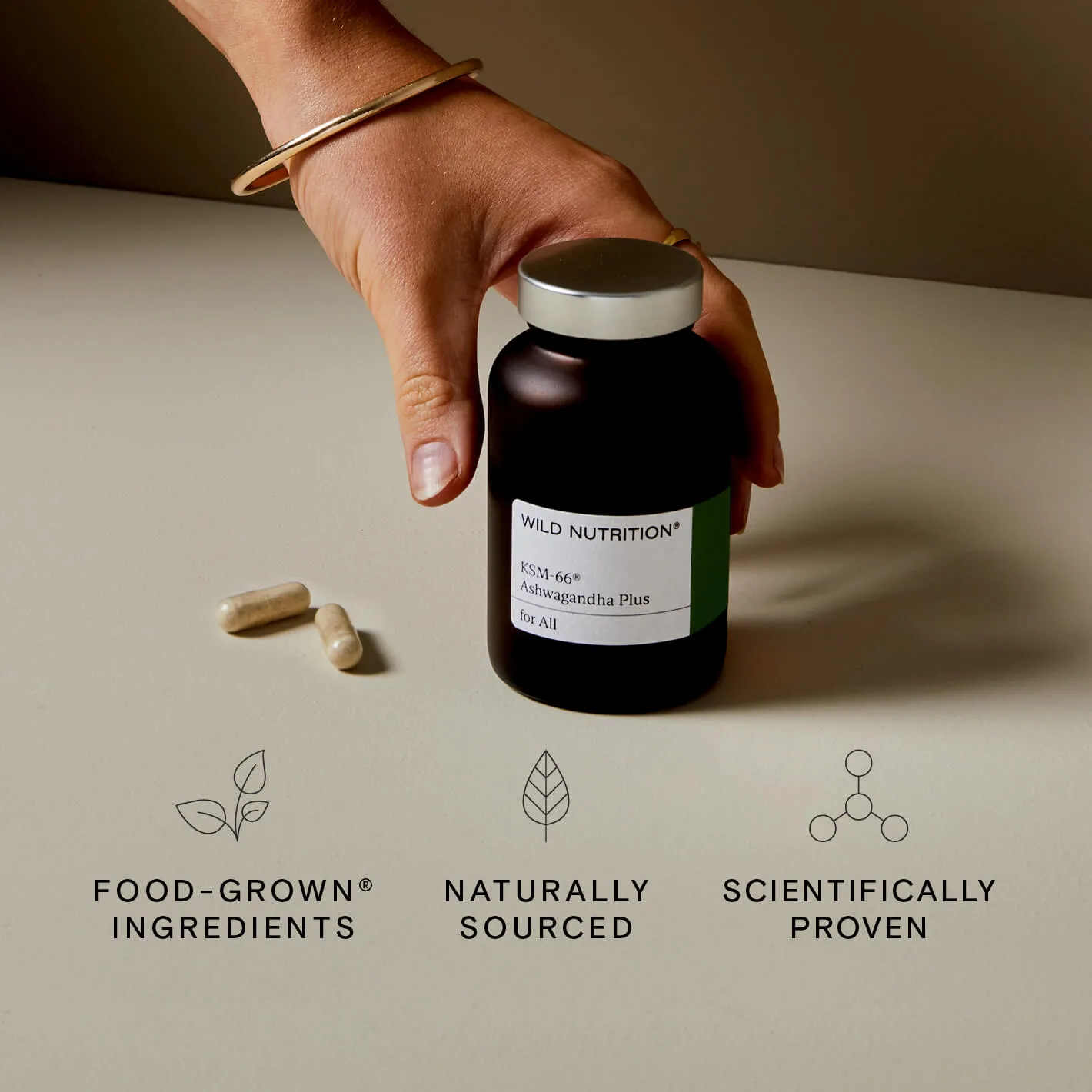 Food-Grown® KSM-66 Ashwagandha Plus