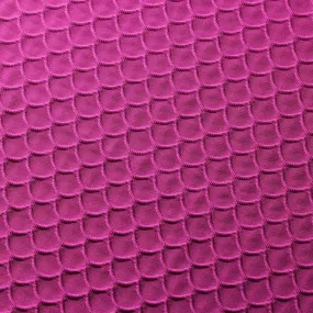 Fuchsia Scallop TikTok Nylon Spandex Fabric