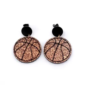 Glitter Basketball Dangles