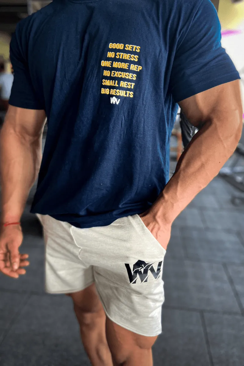 Good Sets No Stress T-shirt (Navy Blue)