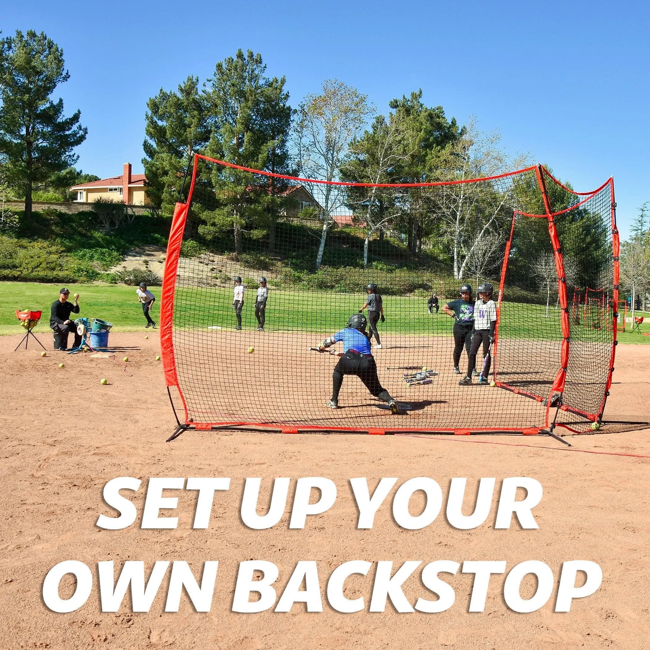 GoSports 12 ft x 9 ft Portable Sports Barrier Net