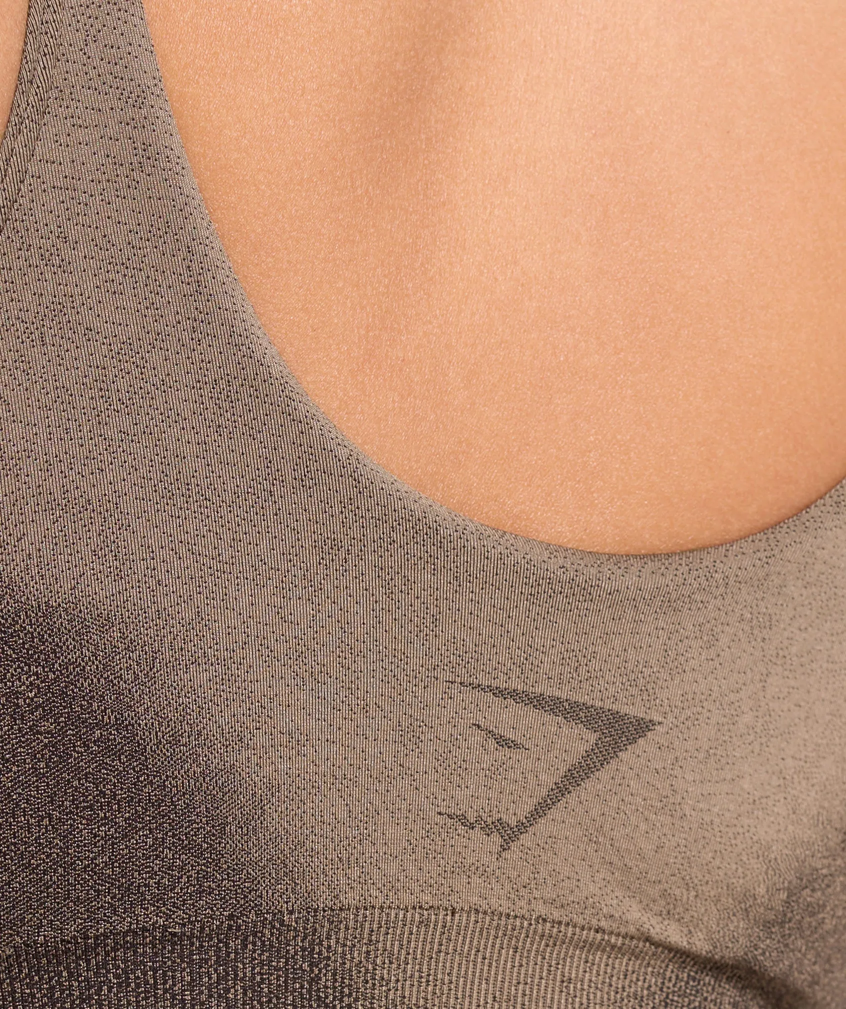 Gymshark Blur Seamless Bralette - Archive Brown/Soul Brown