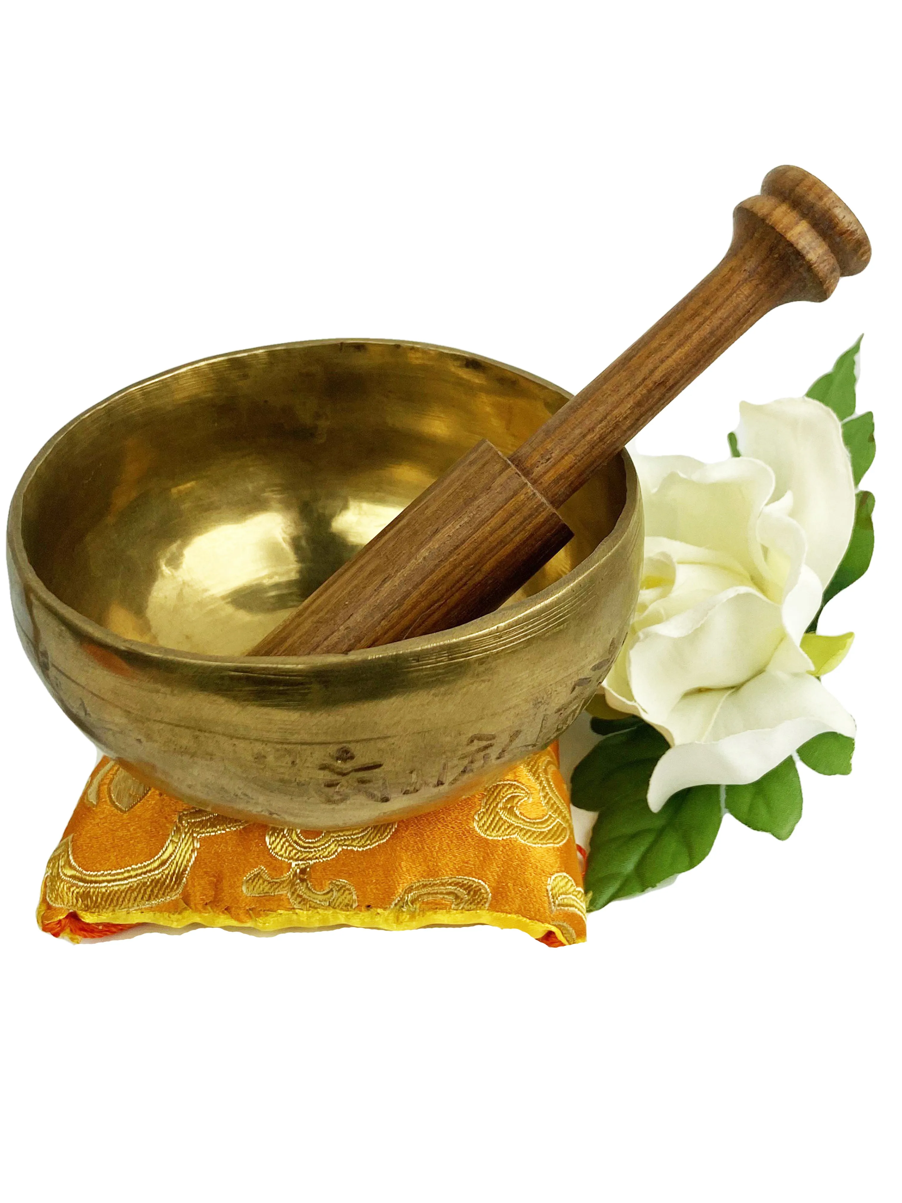Hand Pounded 'Om Mani Padme Hum' Mantra Healing Singing Bowl Sets From Nepal