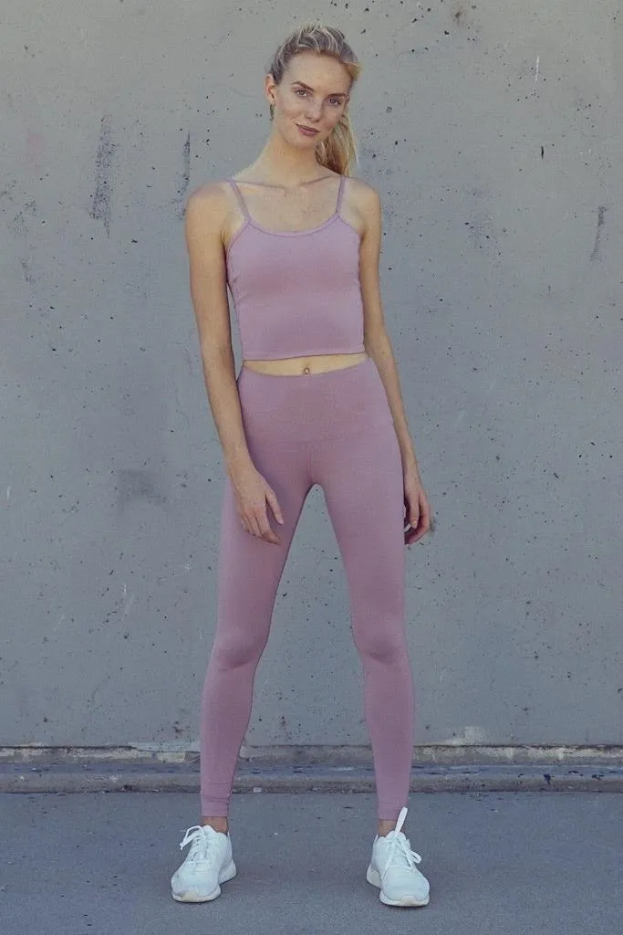 Harlee Crop - Mauve