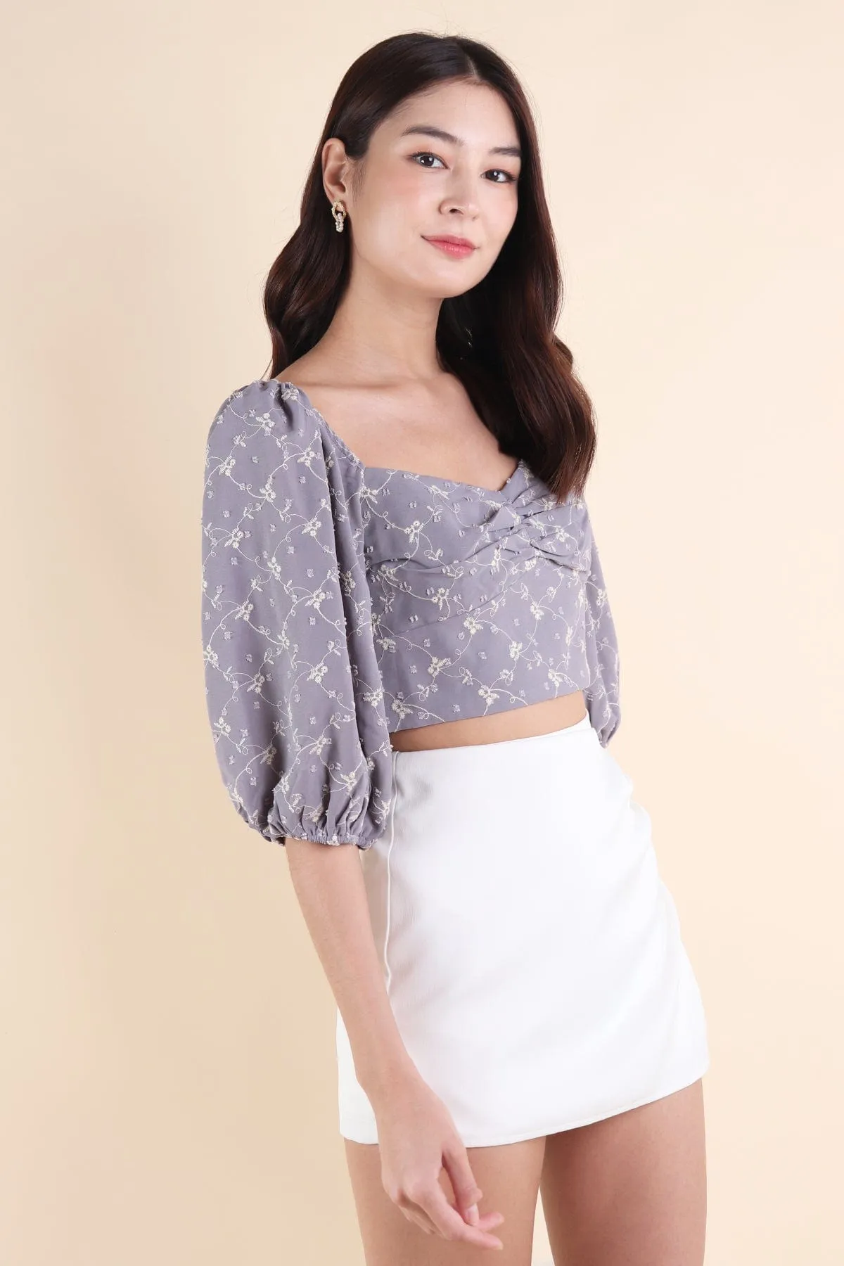 HART SWEETHEART TOP IN PERIWINKLE
