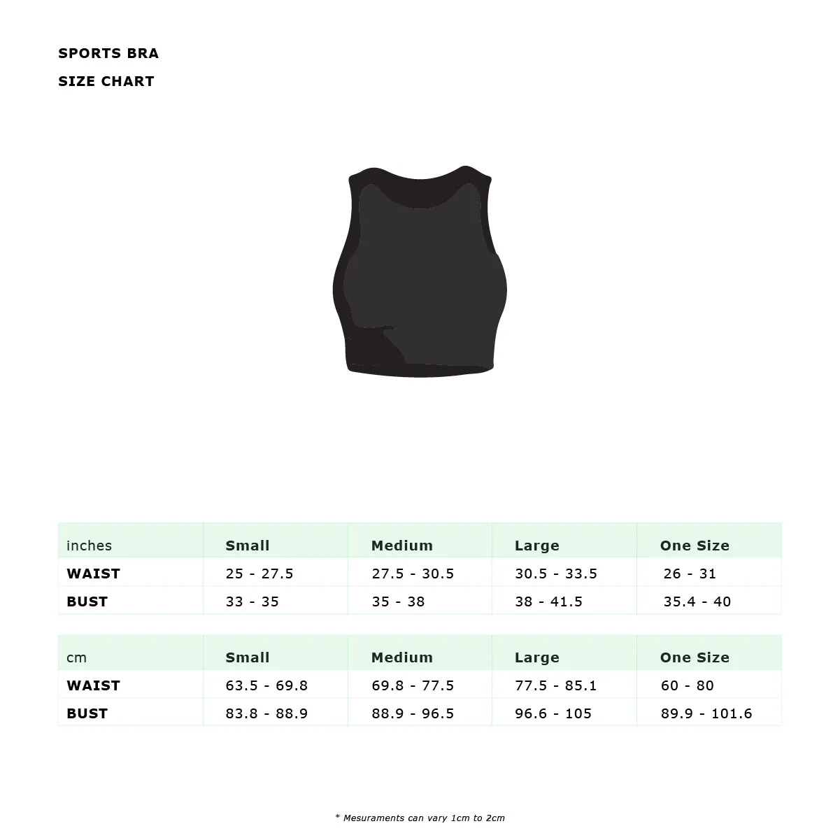 Hype White Sports Bra