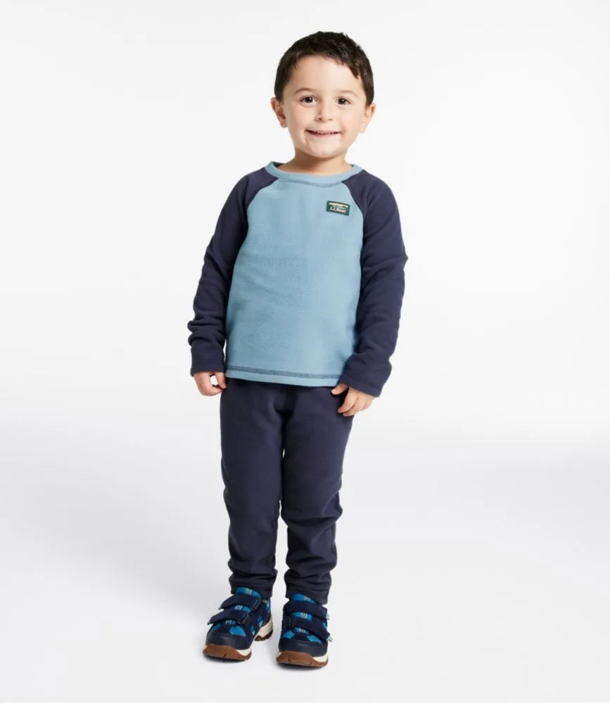 Infants' and Toddlers' Fitness Fleece Long-Sleeve Tee/Pants Set, Colorblock