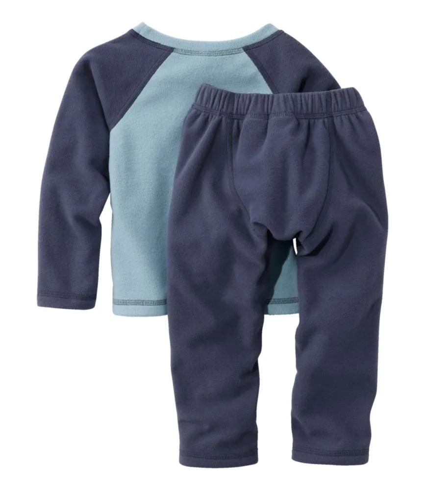 Infants' and Toddlers' Fitness Fleece Long-Sleeve Tee/Pants Set, Colorblock