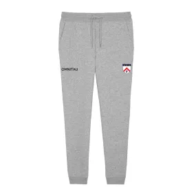 Keble College Oxford Football Men's Team Sports Organic Cotton Sweat Pants - Heather Grey