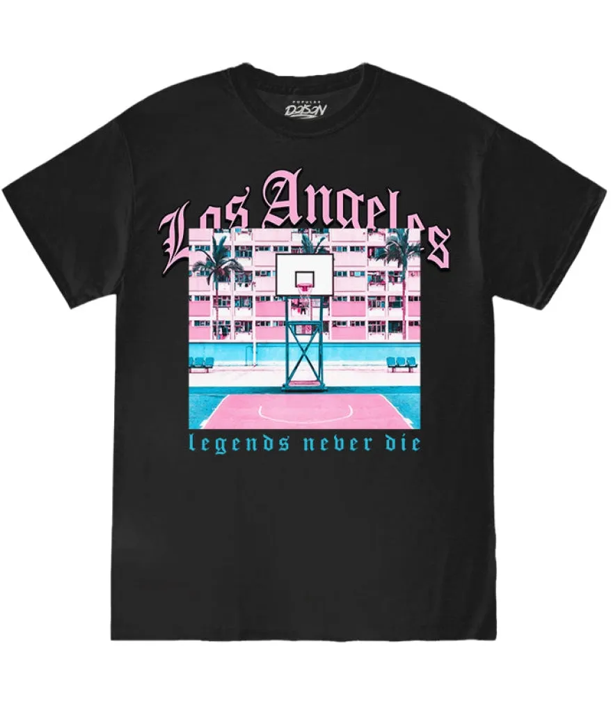 LOS ANGELES BASKETBALL TEE