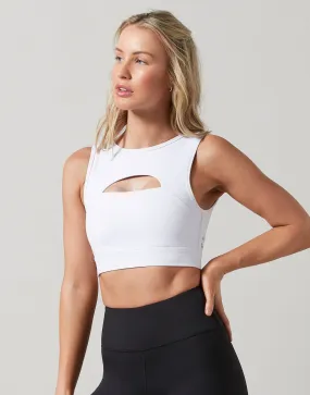 Marlow Sports Bra in White