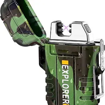 Military grade waterproof lighter flameless windproof