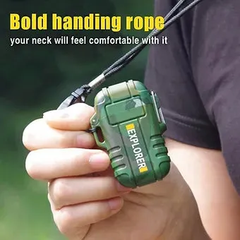 Military grade waterproof lighter flameless windproof