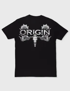 ORIGIN™ CORE T-SHIRT - ILLUSTRATED MOOSE SKULL GRAPHIC