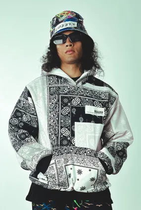 Paisley Black Hoodie