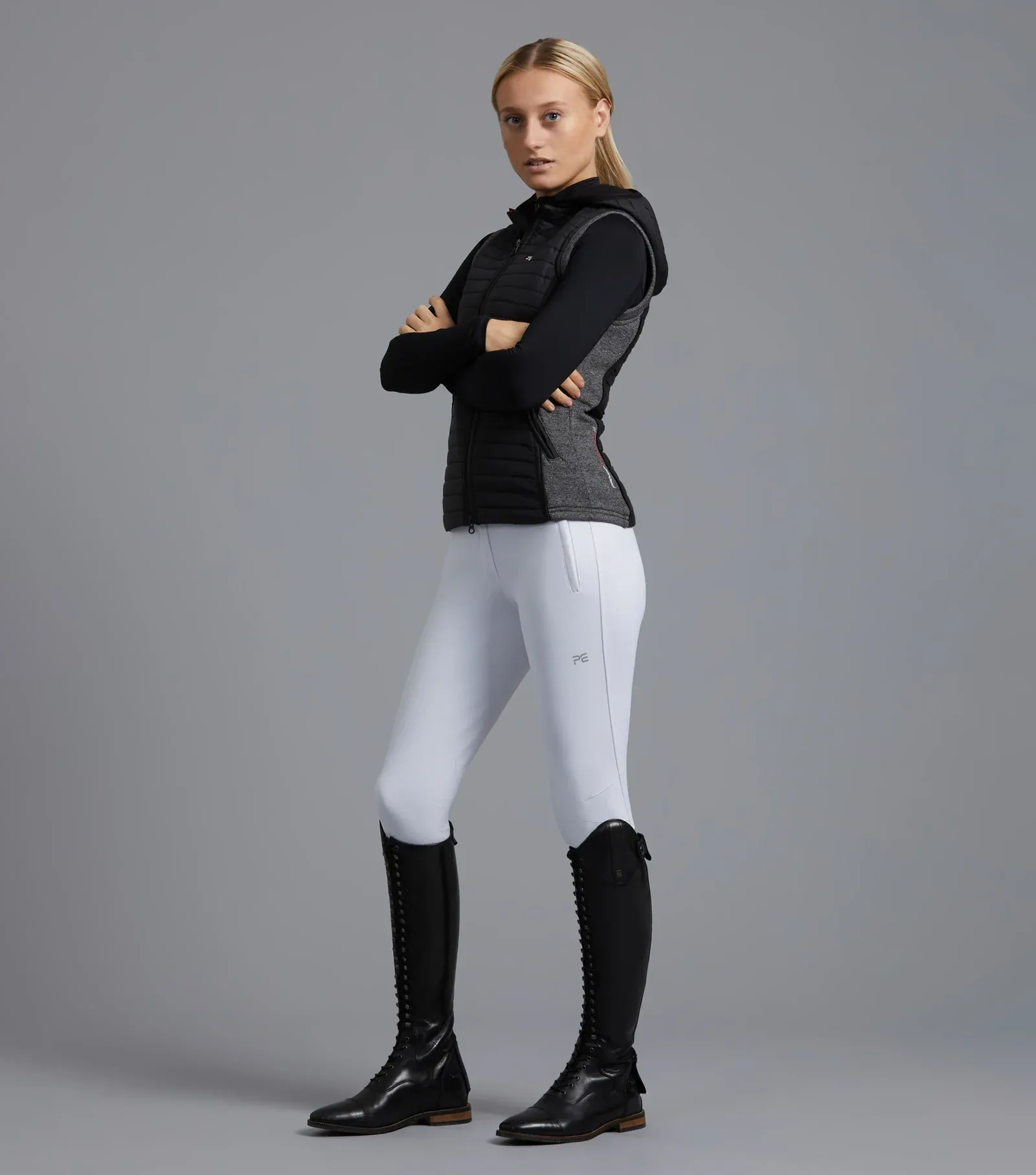 PEI Lamera Ladies Technical Riding Gilet (Black)