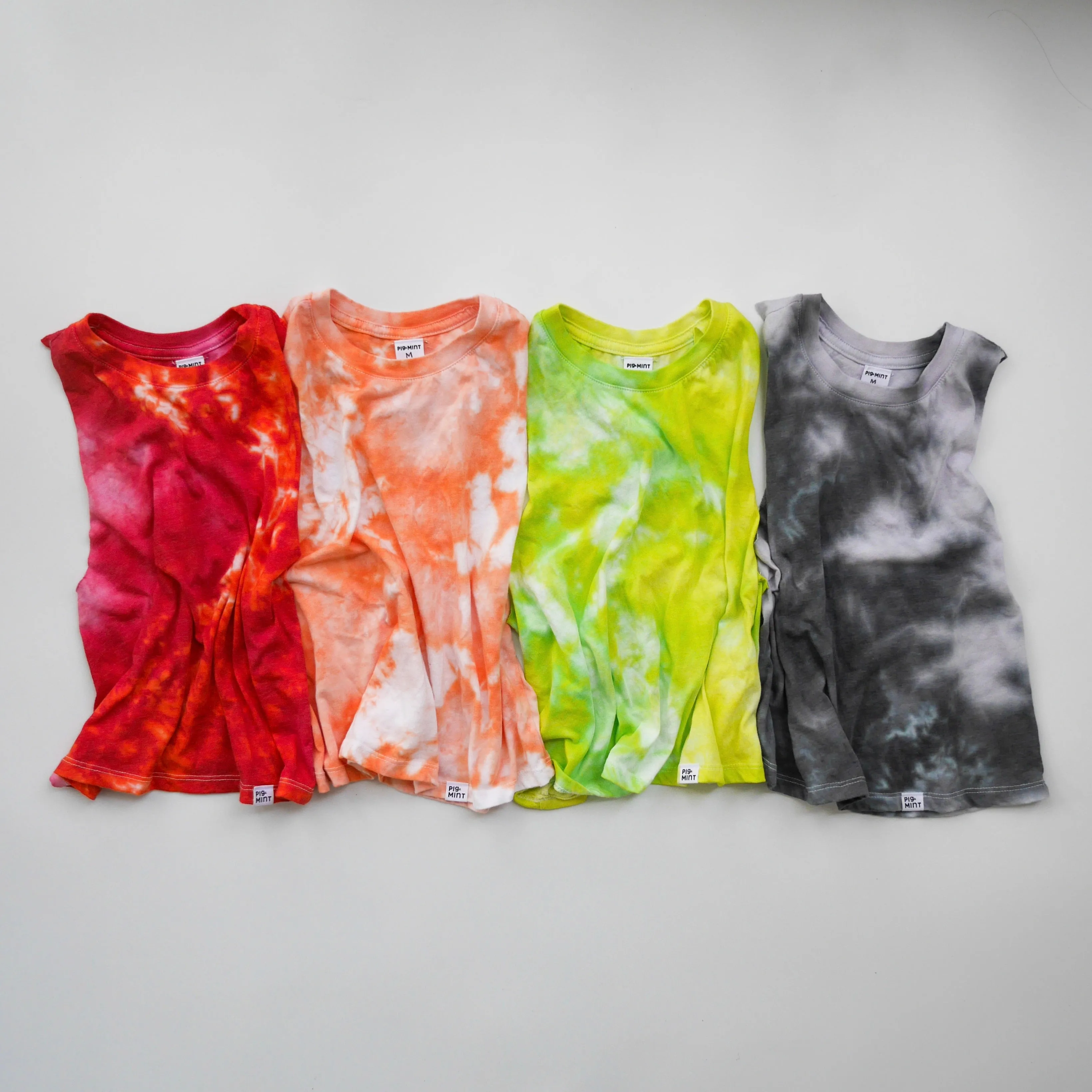 READY TO SHIP Women's Tie-Dye Cropped Flowy Yoga Tank