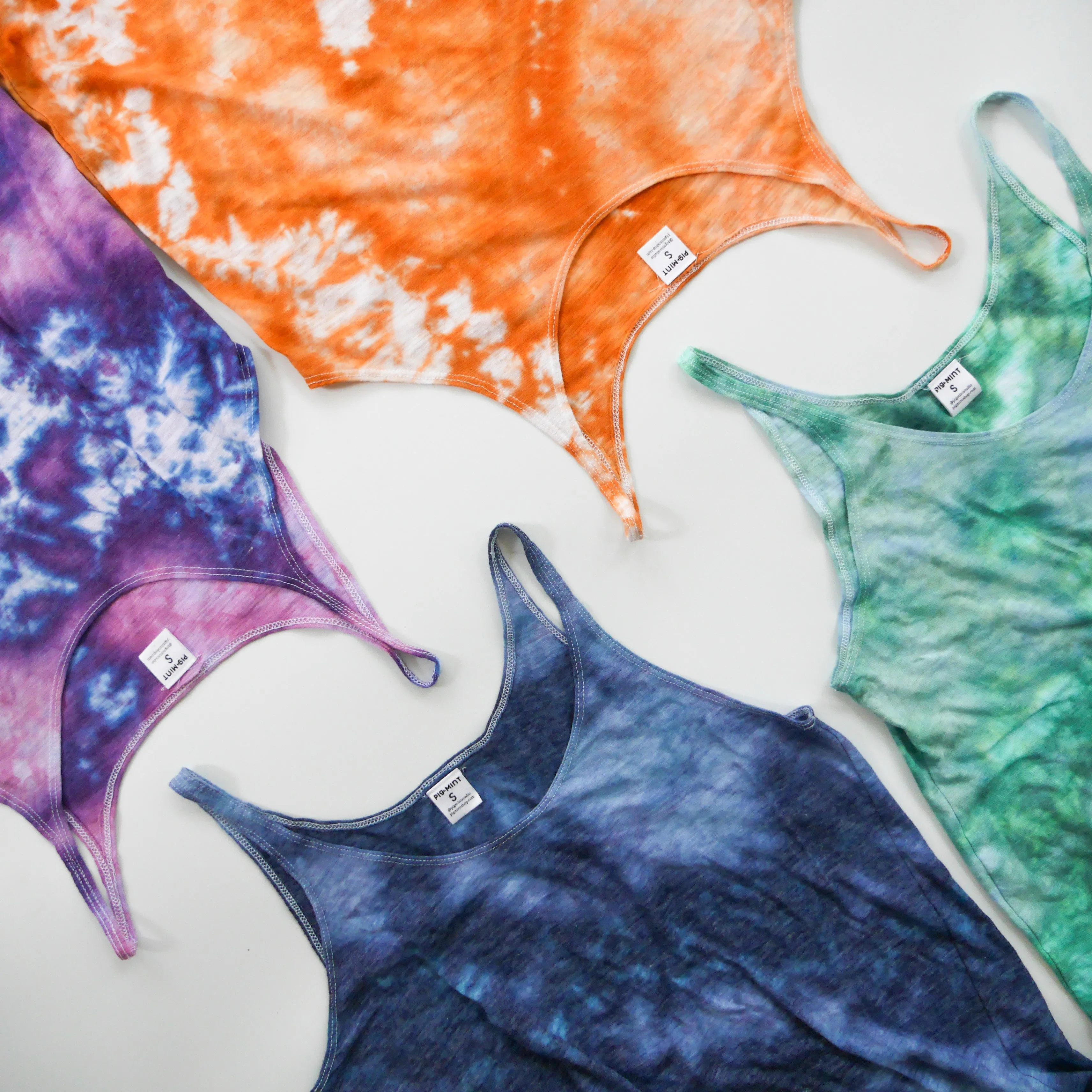 READY TO SHIP Women's Tie-Dye Slouchy Tank
