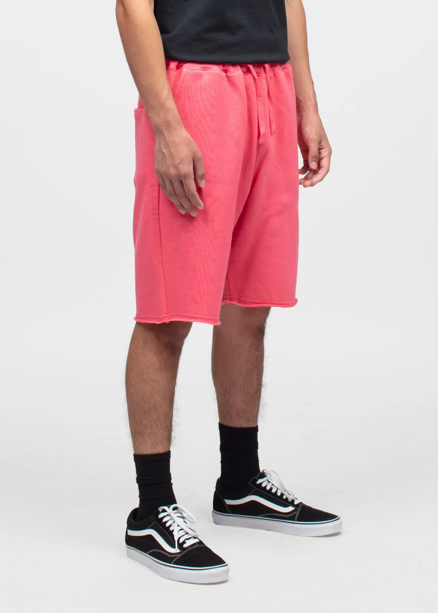 ROKIT: DIVER FLEECE SHORT [RED]
