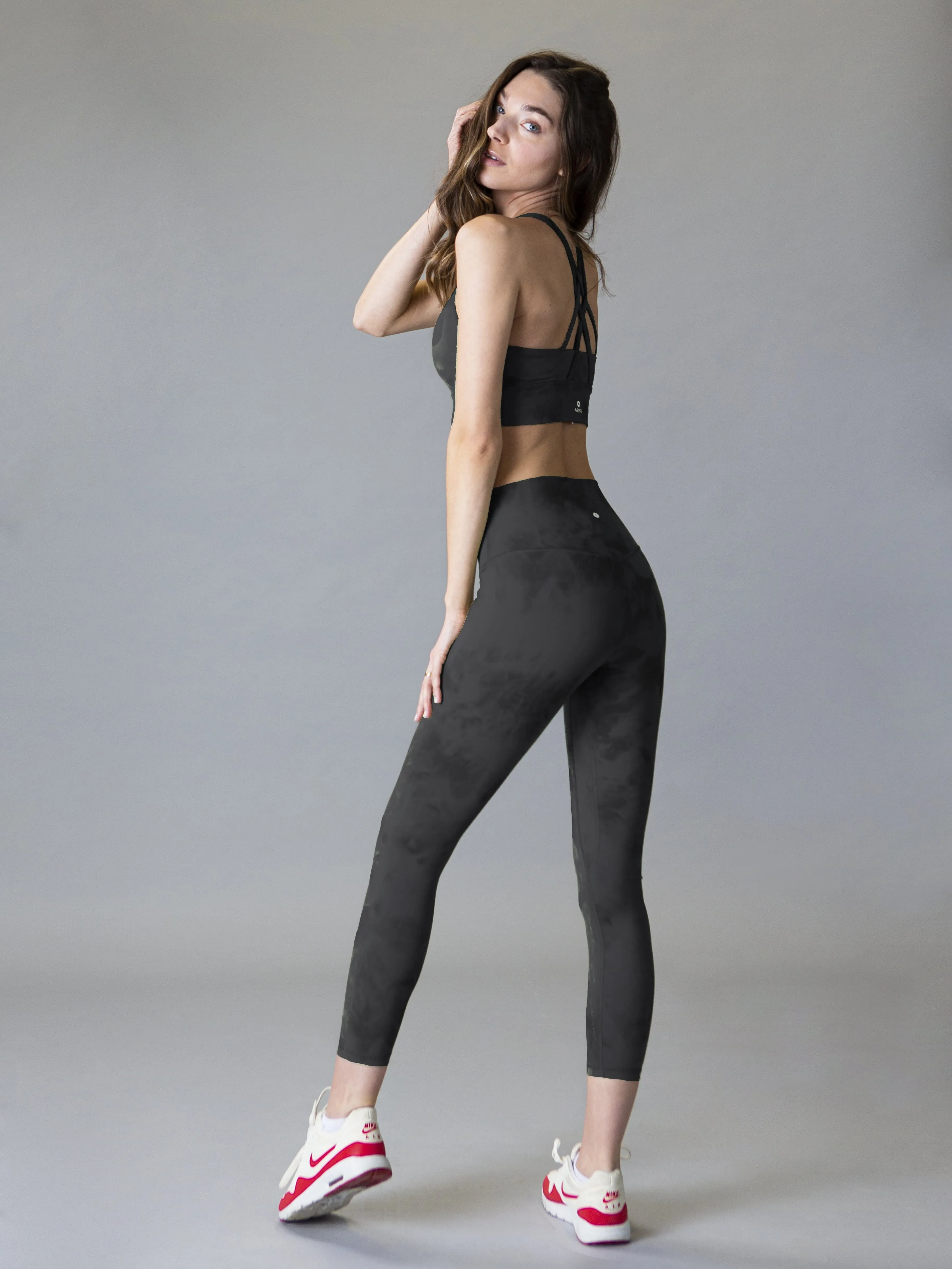 Shadow Tie Dye Leggings - Midnight Glow