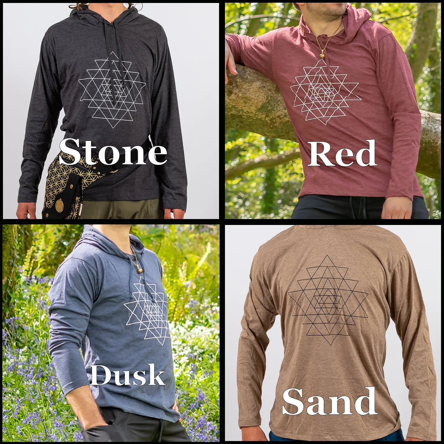 Shiva Hoodie - Sri Yantra Print